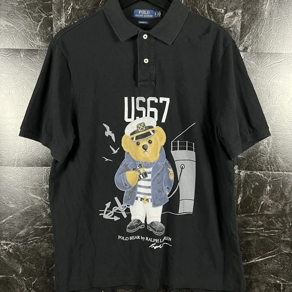 Polo Ralph Lauren Polo Bear Classic Sailor Polo Shirt Large